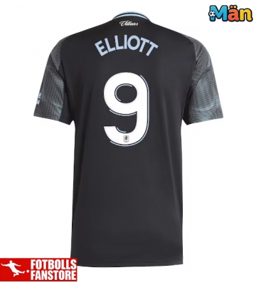 Aston Villa Harvey Elliott #9 Bortatröja 2025-26 Kortärmad